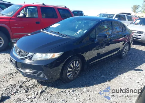 2014 Honda Civic Lx из США, поврежденный, VIN 19XFB2F55EE203466